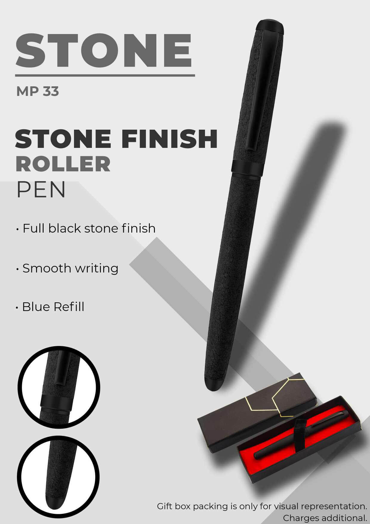 Stone Finish Roller Pen Stone Finish Roller Pen